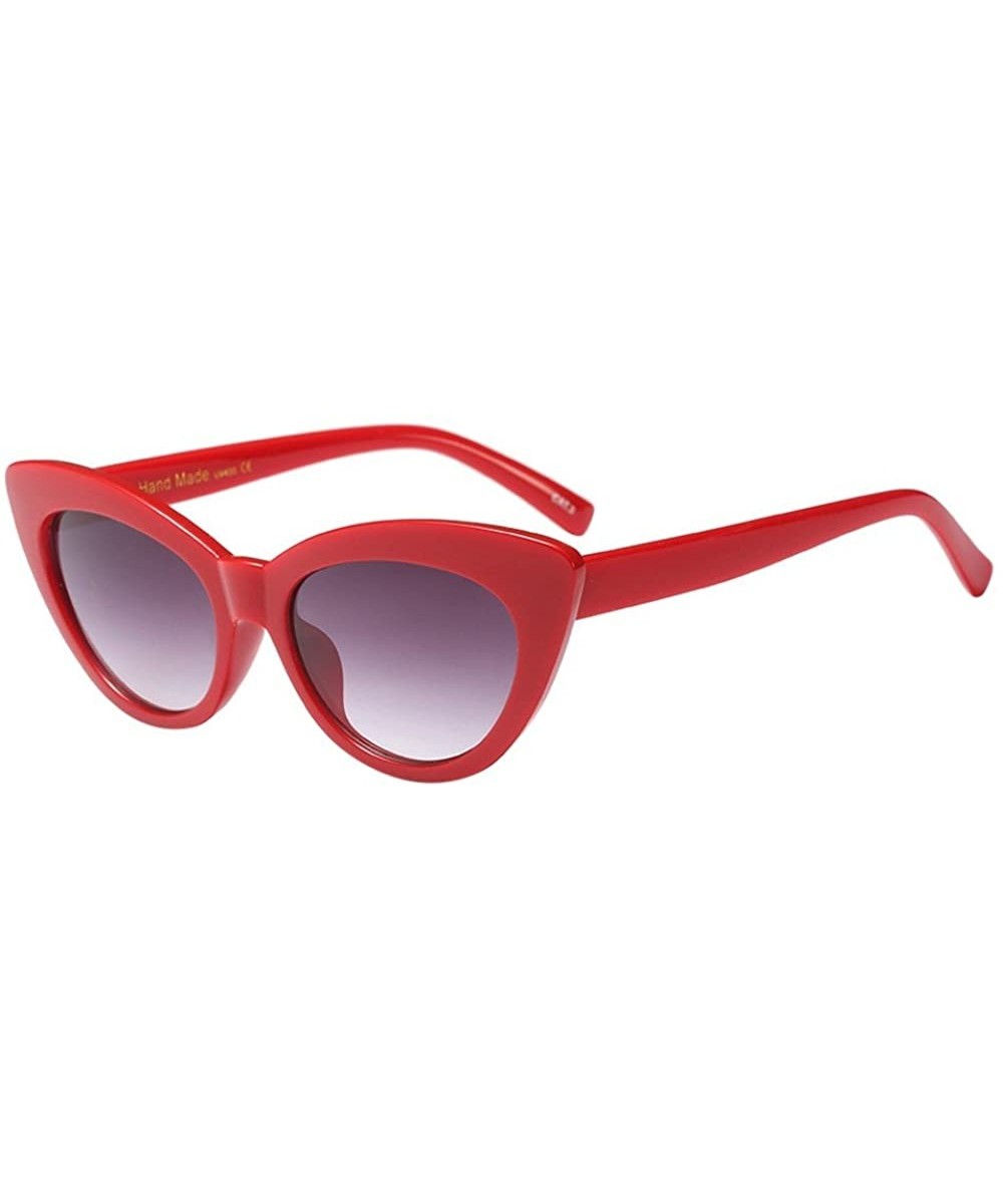 Sunglasses Goggles Polarized Gifts Sport Eyewear Women - Red - CG18QRWDN8Q $7.88 Square
