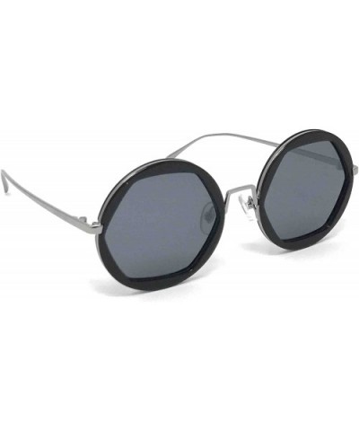 Polarized Women Classic Round Circle Plastic Frame Sunglasses with UV400 Lenses - DS 1630 - Made In ITALY - CZ18ER6WXT9 $16.3...