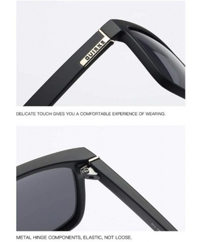 Polarizing Sunglasses Suitable Baseball - Black Blue Frame Blue Lens - C718Y0TLMYU $31.56 Sport