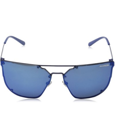 Men's An3073 Hundo-p1 Square Sunglasses - Blue/Dark Blue Mirror Blue - CC1822U5L44 $53.23 Sport