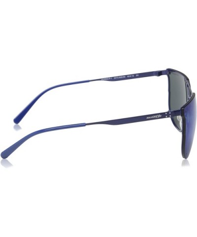 Men's An3073 Hundo-p1 Square Sunglasses - Blue/Dark Blue Mirror Blue - CC1822U5L44 $53.23 Sport