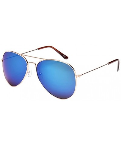 Polarized Sunglasses for Men Women - and Vintage Oversize Metal Frame UV Protection Sunglasses Mirror Eyewears - C41960KXXK3 ...