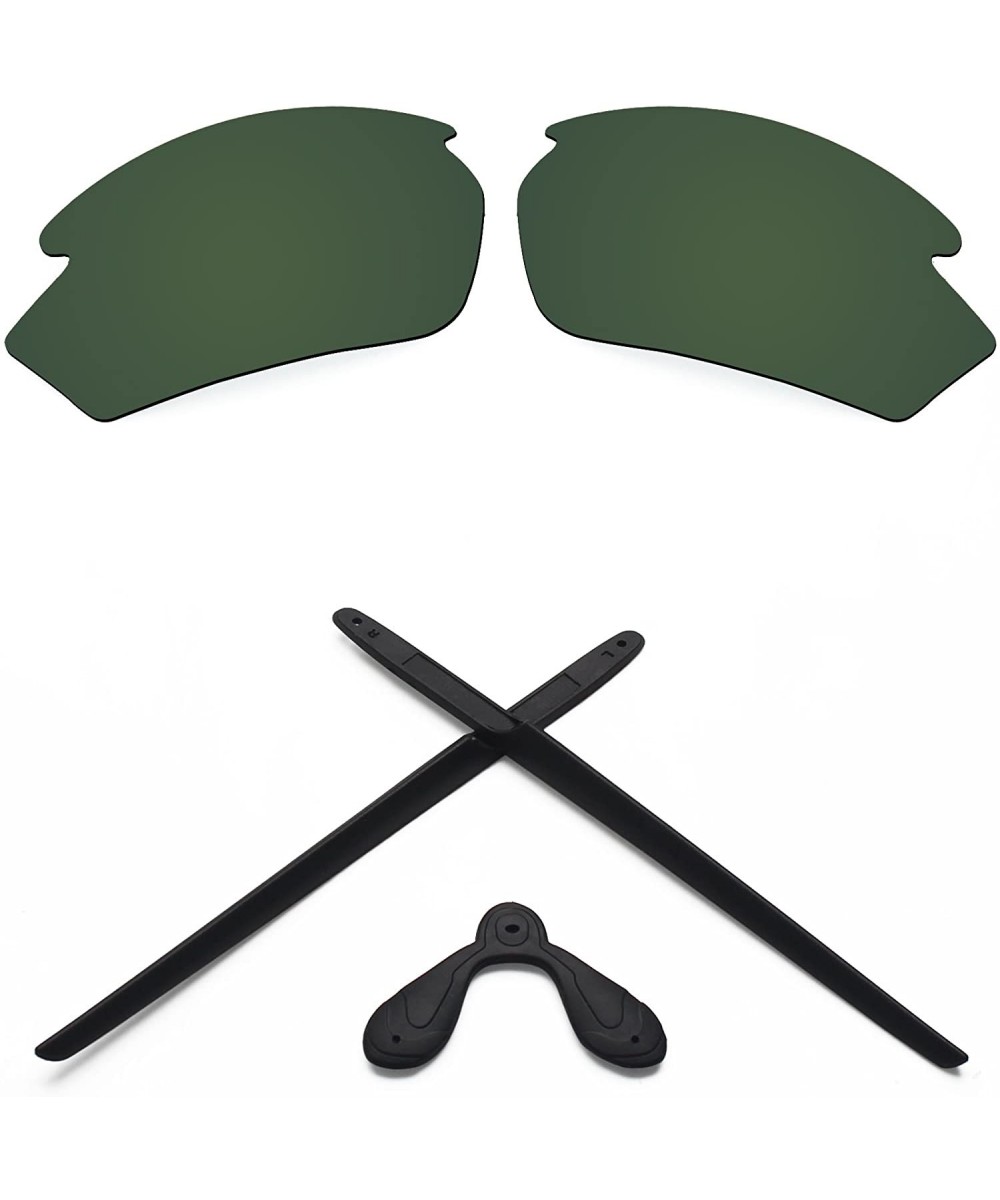 Replacement Lenses & Earsocks Rubber Kits for Rudy Project Rydon Sunglasses - Grey Green-polarized - CX18G97R44T $18.80 Goggle