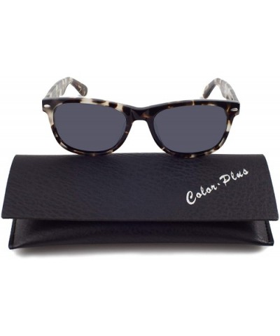 Polarized Sunglasses for unisex adult Vintage Retro Round Mirrored Lens - Blue - CP192XUMLG9 $14.54 Oval