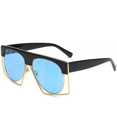 Big Box Sunglasses Fashion Sunglasses Women Cross-Border Versatile Sunglasses Tide - CU18XDG4L4A $30.48 Aviator