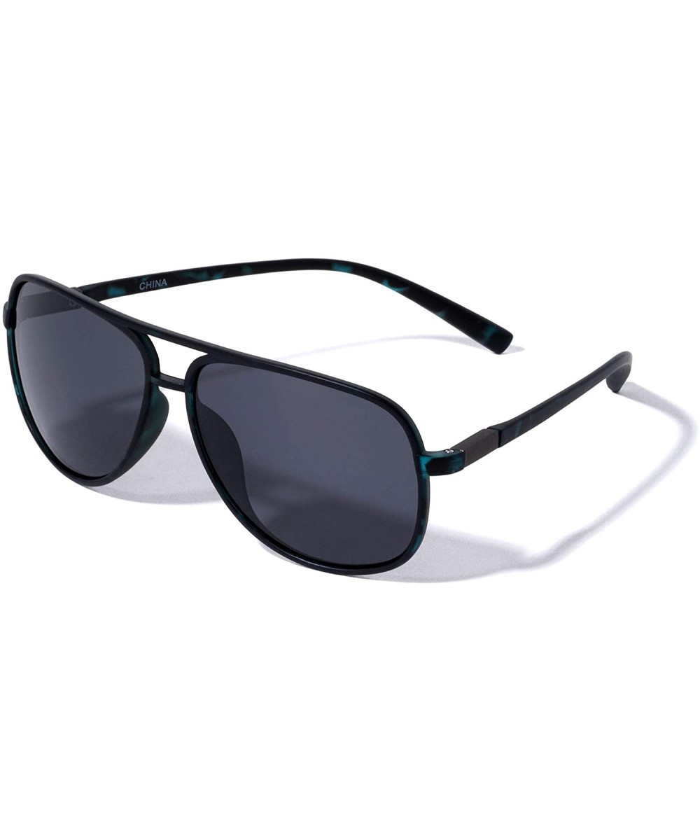 Bendable Classic Round Color Sunglasses - Black Demi - CA197M6Q6NY $9.37 Round