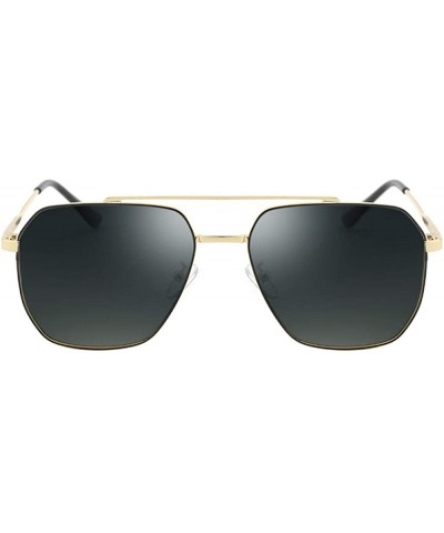 Polarized Classic Glasses Men'S Square Polarized Sunglasses Hd Sunglasses Driving Mirror Sunglasses - CC18X9U4NNY $37.05 Square