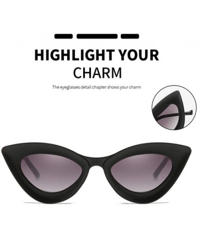 Cat Eye Sunglasses for Women UV Protection Shades Vintage Tinted Lenses Cateye Eyewear Sun Glass - Orange - C118UK0C6AA $7.39...