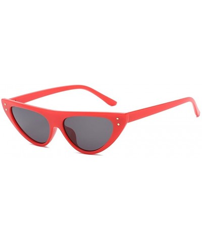 Fashion Womens Sunglasses Cat Eye Sunglasses - Red - C018GGSLXAU $6.78 Butterfly