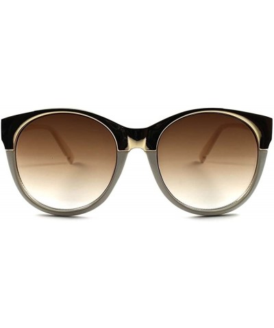 Classic Vintage Retro Fashion Stylish Womens Cat Eye Sunglasses - Tortoise/Gold - CW189ANO3RT $11.23 Cat Eye