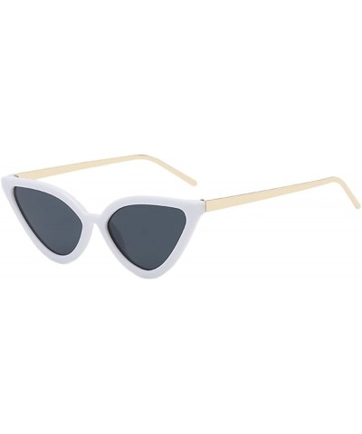 Fashion Cat Eye Sunglasses for Women Goggles Plactic Frame (Style A) - C8196GT37NT $7.12 Goggle