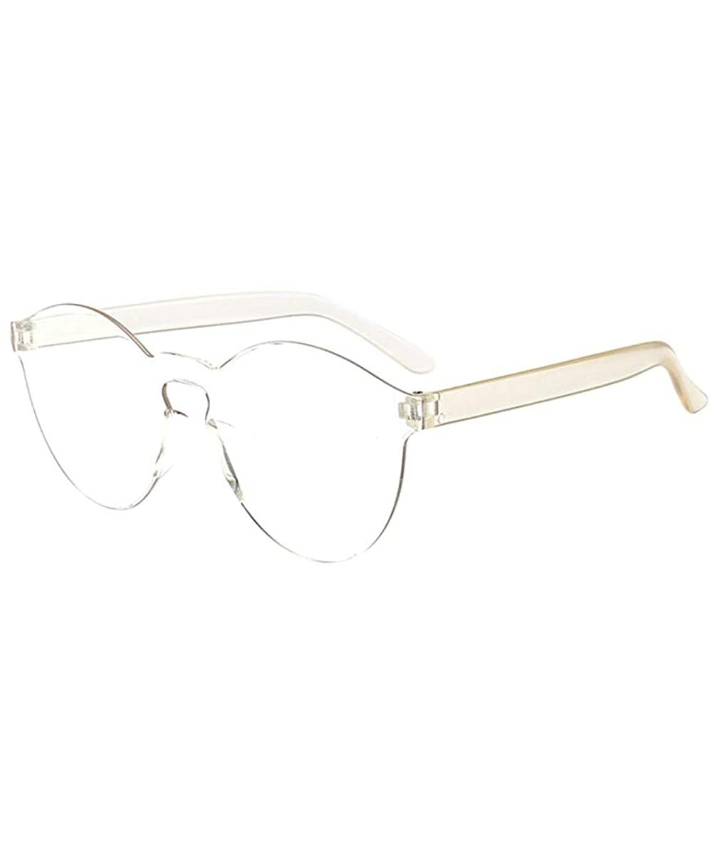 Colored Sunglasses Mirrored Birthday - Clear - C318SXLIGUE $4.44 Sport