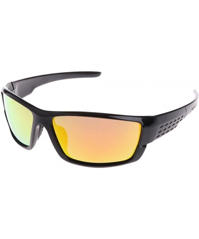 Portable Glasses Fishing Cycling Polarized Outdoor Sunglasses Sport Eyewear UV400 - Gold - CL18ID6CXI9 $4.52 Sport