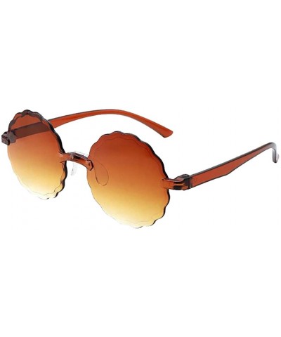 Fashion Rimless Sunglasses Lightweight Frame Candy Colorful Sunglasses - G - CW1903XYQTS $7.77 Rimless