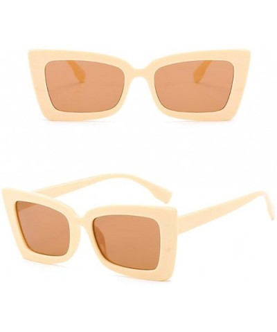Adult Irregular Eye Sunglasses-Retro Eyewear Fashion Radiation Protection - A - CQ18Q27Q9TR $4.80 Round