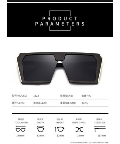 Polarized Sunglasses for Men Driving Mens Sunglasses Rectangular Vintage Sun Glasses For Men/Women - Black/Black - C118R9TNXS...