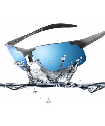 Polarized sunglasses driving mirror riding - C8123BNV5PX $20.96 Sport