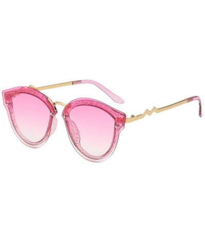 Fashion Irregular Oversized Sunglasses - A - C918Q7LXQQ7 $7.02 Cat Eye