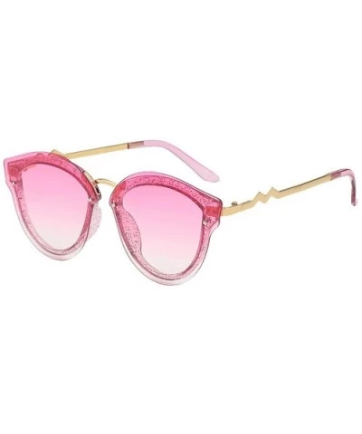 Fashion Irregular Oversized Sunglasses - A - C918Q7LXQQ7 $7.02 Cat Eye