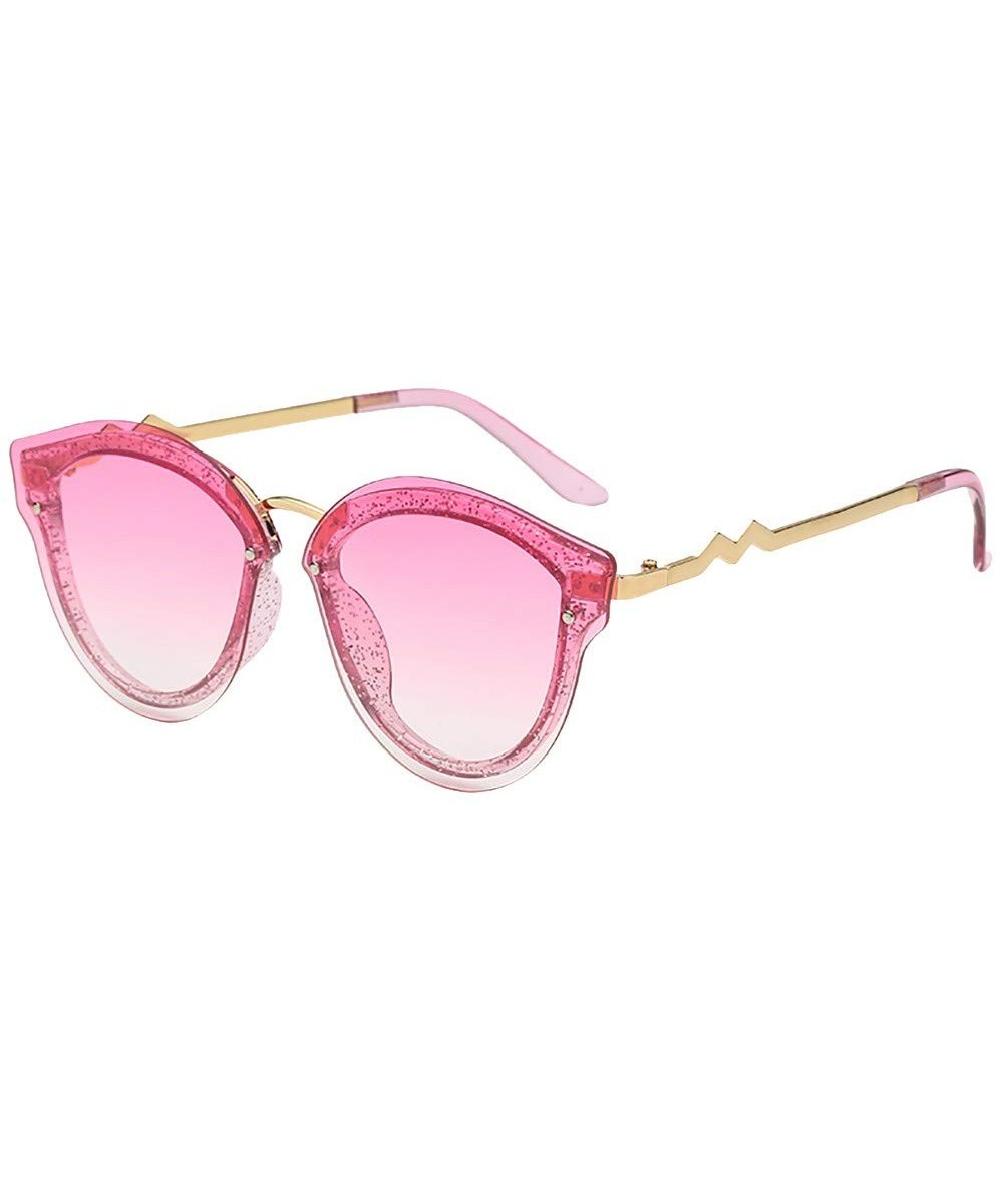 Fashion Irregular Oversized Sunglasses - A - C918Q7LXQQ7 $7.02 Cat Eye