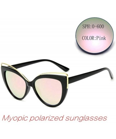 Fashion New Myopic Polarized Sunglasses Brand Designer Women Nearsighted Cat Glasses - C318TM0DAAR $32.55 Goggle