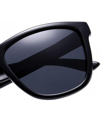 Men Women Colorful Sunglasses Retro Polarized Sports Cycling Eyewear New (4 Black) - C418D6HNU9I $8.00 Sport