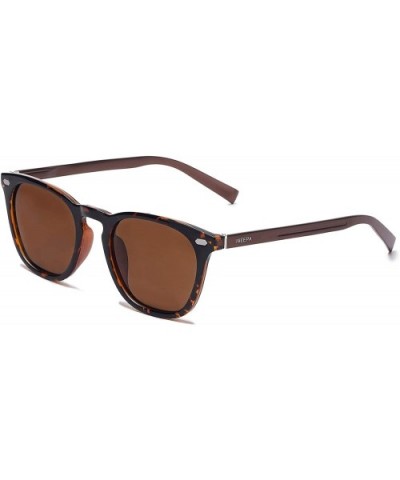 Polarized Sunglasses Classic Driving Protection - Brwon Lens/Leopard Frame - CV18TU95WZ7 $5.03 Square
