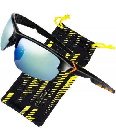 Designer Fashion Sports Sunglasses for Baseball Cycling Fishing Golf Superlight Frame - S503-shiny Black - CM18ELZZON0 $15.90...