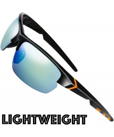 Designer Fashion Sports Sunglasses for Baseball Cycling Fishing Golf Superlight Frame - S503-shiny Black - CM18ELZZON0 $15.90...