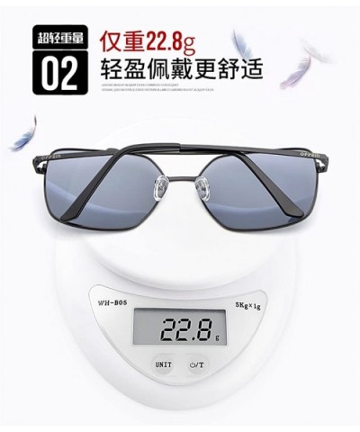UV 400 Lens Protection Sunglasses for Men Women Aviator Polarized Metal - White - CG18GWWQNQG $39.77 Oval