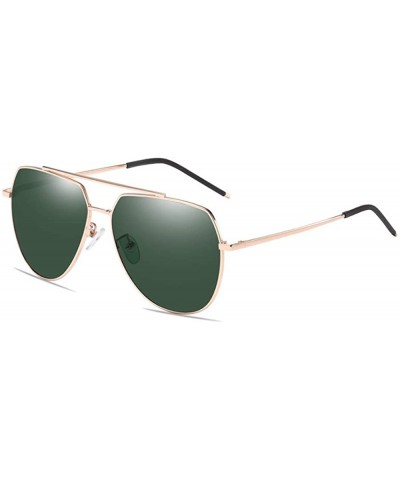 Men's Polarizing Sunglasses Classic Toad Mirror Antiglare Polarizing Driving Sunglasses - D - C618QQ2DTR4 $32.82 Aviator
