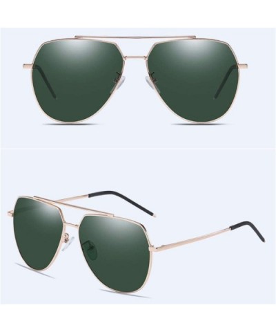 Men's Polarizing Sunglasses Classic Toad Mirror Antiglare Polarizing Driving Sunglasses - D - C618QQ2DTR4 $32.82 Aviator