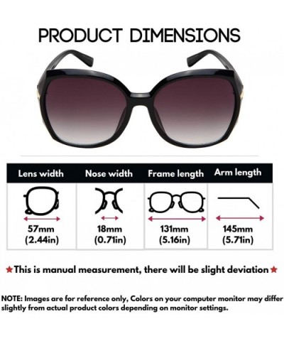 Classic Designer Inspired Fashion Square Shape Sunglasses for Women UV 400 Protection - CL18SN90R20 $5.28 Square