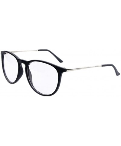 Women Retro Vintage Reading Eyeglasses Men Myopia Eye Glasses Optical Frame - Matte Black - CC183OA6QD4 $6.72 Rimless