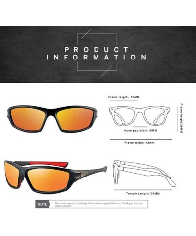 Sunglasses Classic PC Frame HD Lens Polarized UV400 Outdoor 4 - 3 - CG18YKULT32 $7.78 Oversized