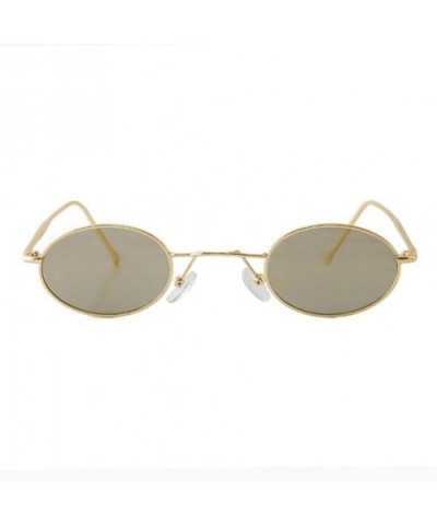 Women's Fashion Unisex Oval Anti UV Eye Strain Clear Sunglasses - A - CN18ED0LUM9 $4.43 Oval
