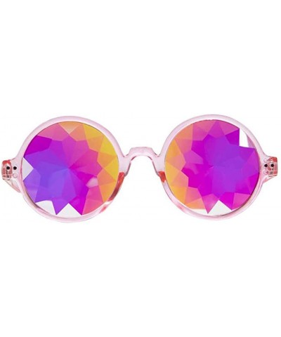 Festivals Kaleidoscope Glasses for Raves - Goggles Rainbow Prism Diffraction Crystal Lenses - CS18KMC5SQG $15.13 Goggle