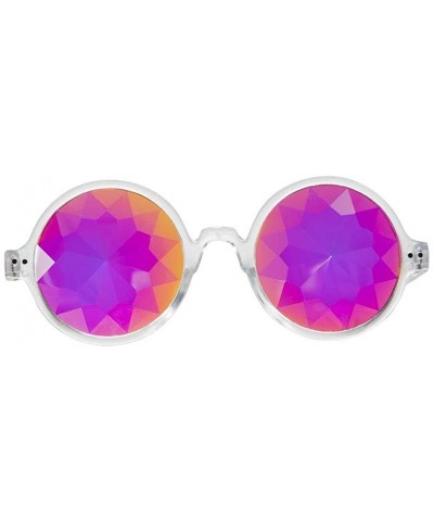 Festivals Kaleidoscope Glasses for Raves - Goggles Rainbow Prism Diffraction Crystal Lenses - CS18KMC5SQG $15.13 Goggle