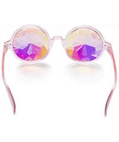 Festivals Kaleidoscope Glasses for Raves - Goggles Rainbow Prism Diffraction Crystal Lenses - CS18KMC5SQG $15.13 Goggle