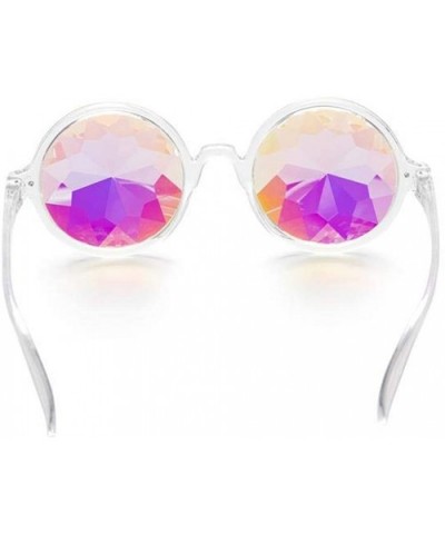 Festivals Kaleidoscope Glasses for Raves - Goggles Rainbow Prism Diffraction Crystal Lenses - CS18KMC5SQG $15.13 Goggle