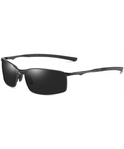 New Mens Polarized Sunglasses for Sports-Outdoor Driving Sunglasses Men-Metal Frame Sunglasses - CN18S2S77WA $5.14 Sport