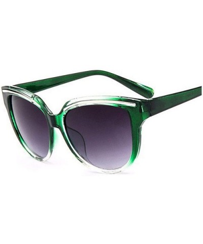 Marque De Luxe Sunglasses Oculos Sol Feminino Womens Vintage Cat Eye Black Clout Goggles Glasses - Green - CC197A29206 $27.80...