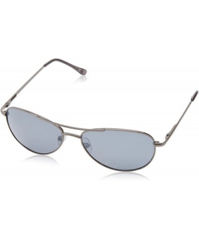 Men's Fugitive Polarized Aviator Sunglasses - Gun - C511JE6G2MX $23.70 Aviator