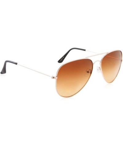 Retro Classic Aviators Colorful Gradient Sunglasses - Brown - CI18M67RCXL $6.60 Aviator