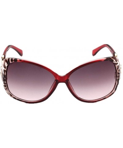 Vintage Cat's Eye Sunglasses For Women 100% UV Protection Classic Retro Designer Style - Pink Flowers - C211ZSIGKNH $6.93 Goggle