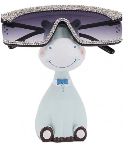 Unisex Fashion Oversize Sunglasses Large Frame Glasses Conjoined-Mirror Visor - Purple Style - CR197NSK3HO $14.29 Goggle