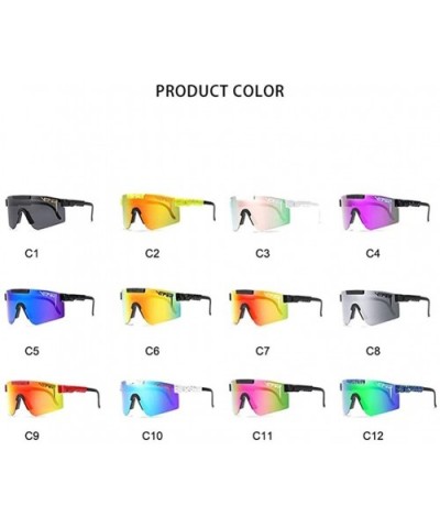 Oversized Sunglasses TR90 Colorful Plating Really Film Sunglasses Men Polarized Luxury Brand Outdoor Sports - C2198O7H080 $22...