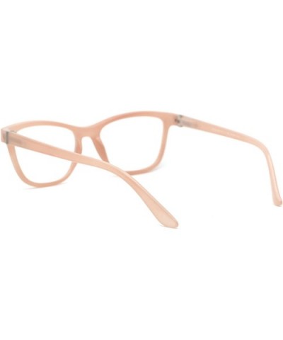 Womens Horn Rim Rectangular Bi-focal Reading Glasses - Beige - C8193XNELUU $7.58 Rectangular