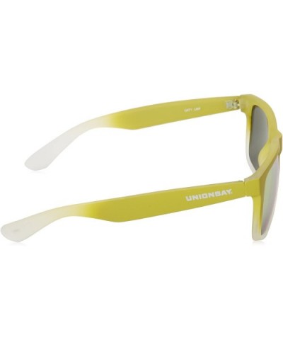 Women's U671 Rectangular Sunglasses - 55 mm - Lime Fade - CO11H8KGOB1 $17.24 Rectangular