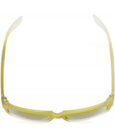 Women's U671 Rectangular Sunglasses - 55 mm - Lime Fade - CO11H8KGOB1 $17.24 Rectangular